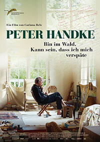 Plakat 'Peter Handke - Bin im Wald. Kann sein, daß ich mich verspäte'